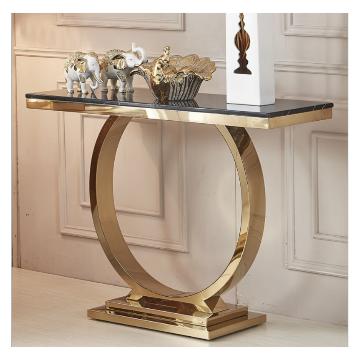 Solar Ring Console Side Table
